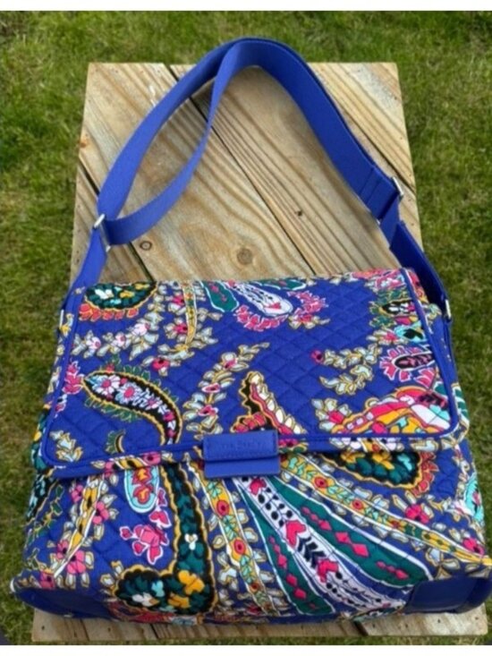 Vera Bradley Handbags - Vera Bradley Signature Iconic Messenger Paisley